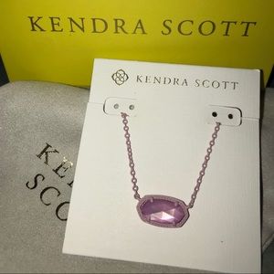 Kendra Scott Pink Elisa Necklace